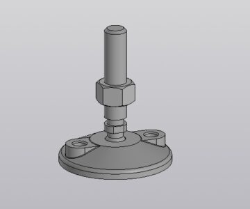 3D модель Опора шарнирная STD-8741161.D80-M16-L99-71-SS