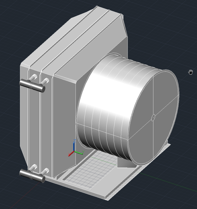 3D модель Агрегат воздушно-отопительный АО2-50