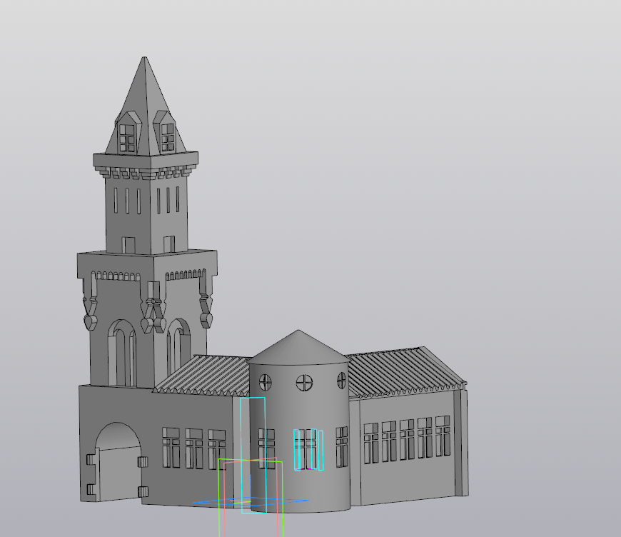 3D модель Мещанская каланча
