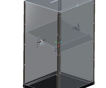 3D модель Антивандальная урна для голосования 420х500х850