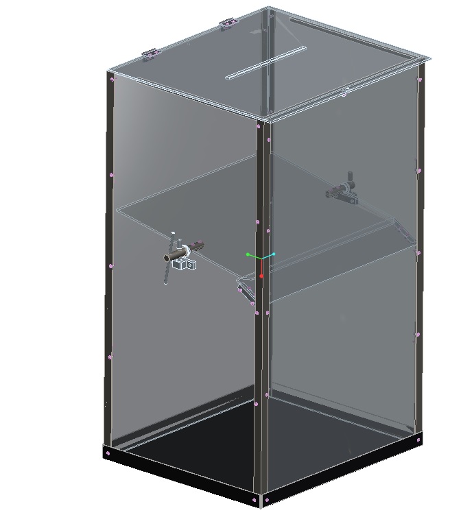 3D модель Антивандальная урна для голосования 420х500х850