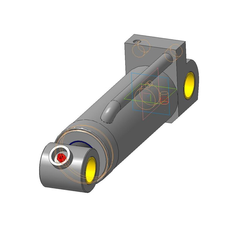 3D модель Гидроцилиндр ГЦИ-01