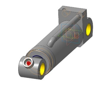 3D модель Гидроцилиндр ГЦИ-01