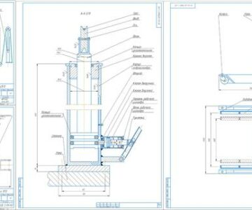 Чертеж Проверочный расчет тележки Ravaglioli SR 16N (для транспортировки и поднятия автомобильных колес)
