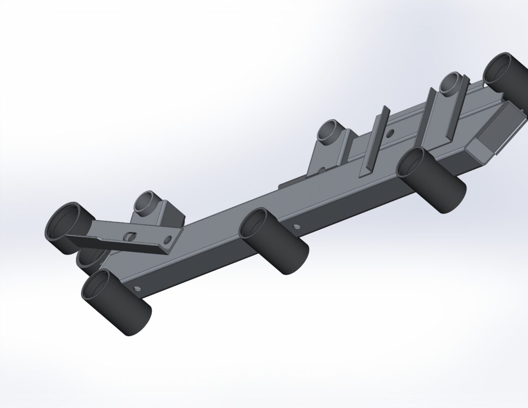 3D модель Гусеничная мототачка v3