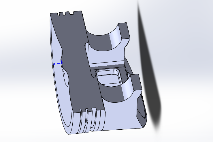 3D модель Поршень Subaru EJ255