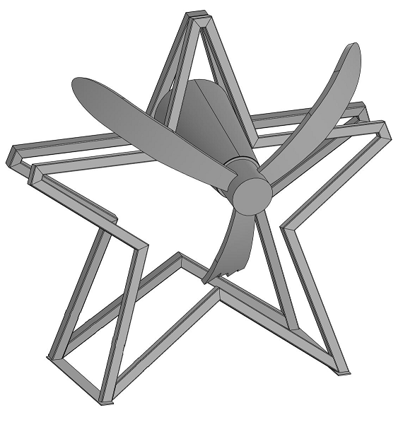 3D модель Памятник погибшим самолетам