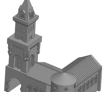 3D модель Мещанская каланча