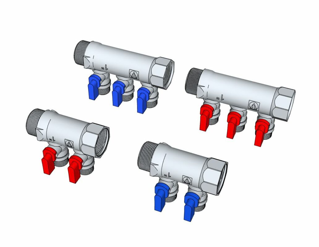 3D модель Коллекторы ХГВС Valtec