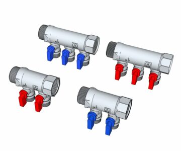 3D модель Коллекторы ХГВС Valtec
