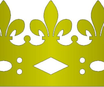 Чертеж Корона (развертка)