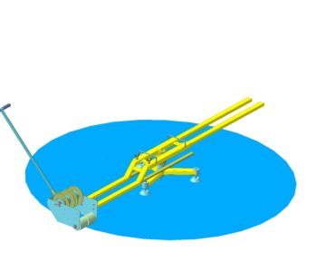 3D модель Кругоразметчик водимый телескопический КВТ