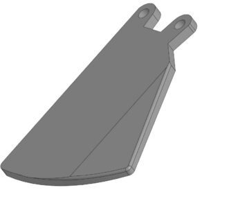 3D модель Лопасть наклонного транспортера