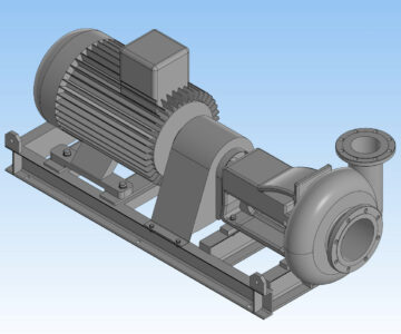 3D модель Насос центробежный Forum 6х8