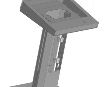 3D модель Мультимедийная стойка с подъемным механизмом