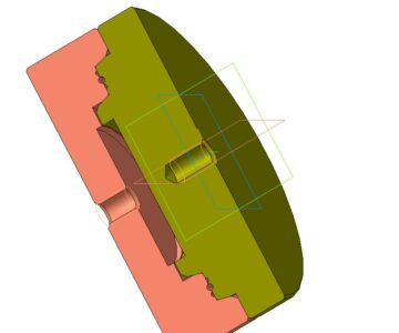 3D модель Пресс-форма для изготовления резинового кольца O-ring DIN 3771-86.5x2.62-N-NBR 80