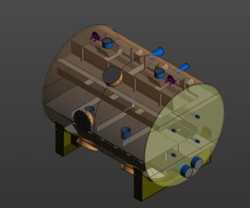 3D модель Деаэратор вакуумный ДВ-800М