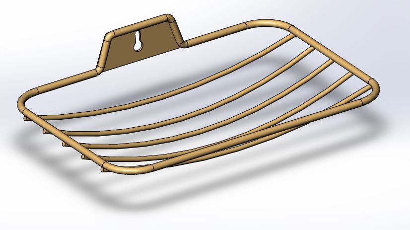 3D модель Мыльница навесная