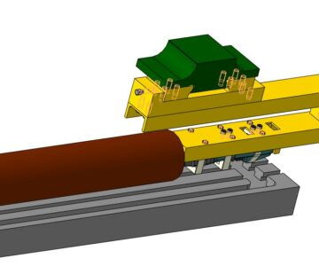 3D модель Устройство удаления грата со шва трубы