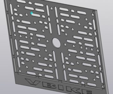 3D модель Рамка на новые и старые мотоциклетные номера