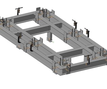 3D модель Стенд С-02.000 - для сборки платформы 2ПТС-10