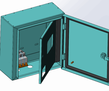 3D модель Щит учета 310х300х150