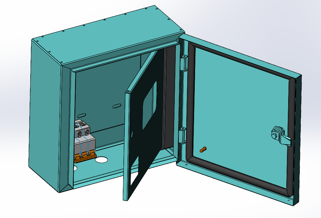 3D модель Щит учета 310х300х150