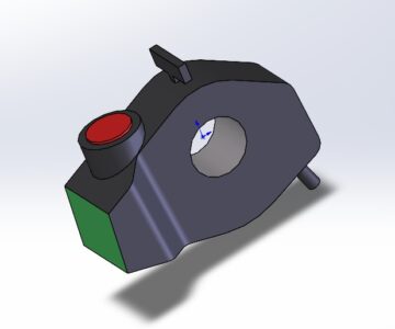 3D модель Ручка газа на руль для электромобиля (велосипеда)