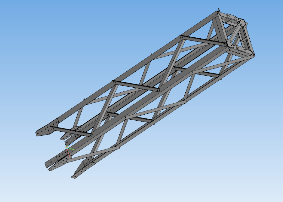3D модель Стойка ТС-28 ПЯ-24.01.02.00.0.000 СБ