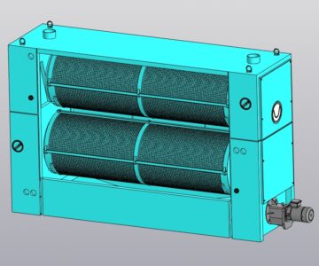 3D модель Габаритная 3д модель триер ячеистый Petkus K 236 A