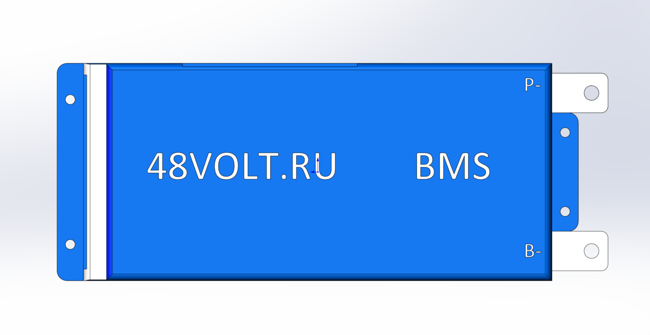 3D модель Плата BMS 100A