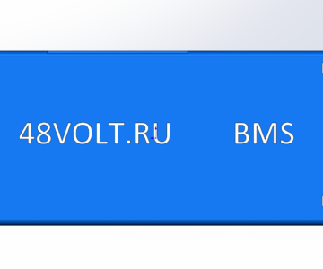 3D модель Плата  BMS 100A