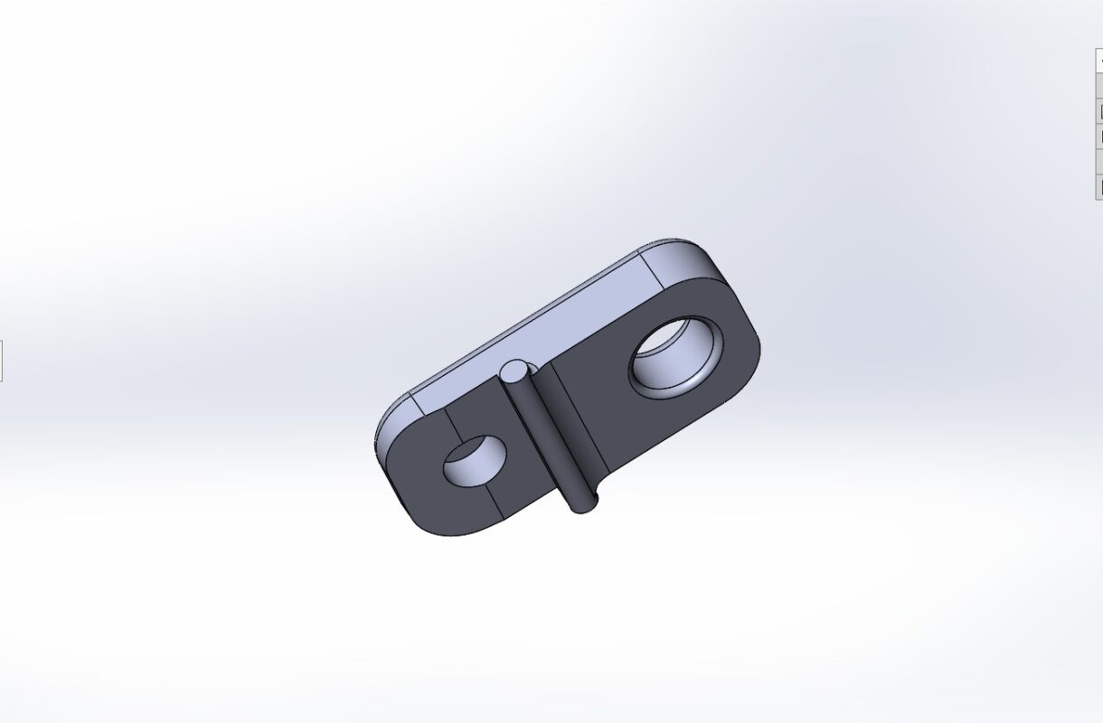3D модель Кнопка-защёлка для воздуходувки WORX WG581 (фиксация сопла - насадки)