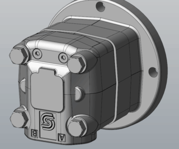 3D модель Гидромотор героторный OMTS 315 (151B3039) Sauer Danfoss