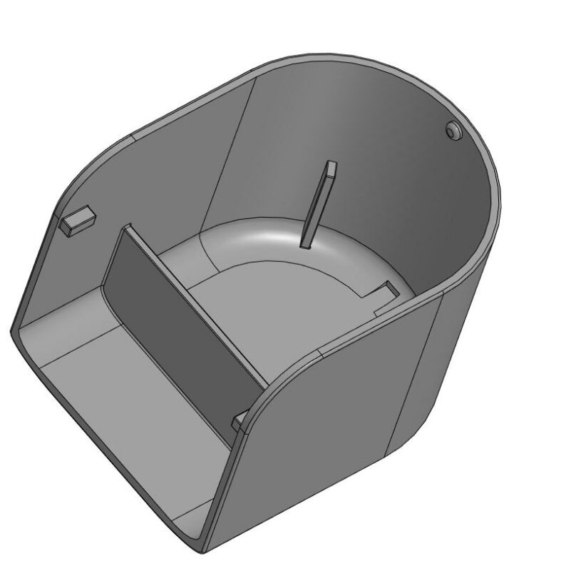 3D модель Крышка дворника на Hyndai Matrix 2010