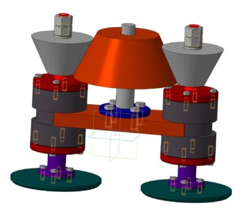 3D модель Планетарный заглаживающий узел