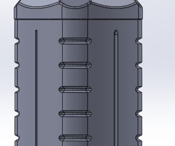 3D модель ПЭТ бутылка 0,76л
