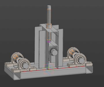 3D модель Трубогиб для профильной трубы 20х20, 40х20, 40х40 стенка профиля до 3мм