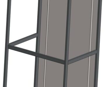 3D модель Каркас корпуса ЩО-70 высота 2200 мм