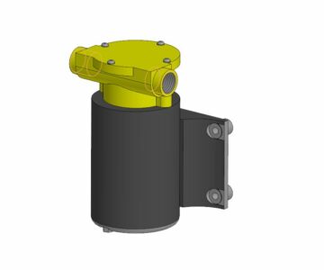 3D модель Насос импеллерный Singflo FIP-3200 23 л/мин 24в