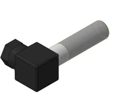 3D модель Оптический бесконтактный датчик ВБО-М18-76К-313-С тип D (Компания Сенсор)