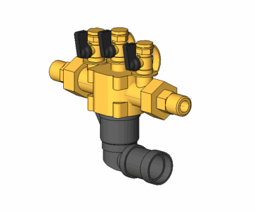 3D модель Превентор обратного потока BEECO FRP.75-QT-LL