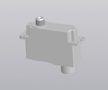 3D модель Сервопривод PTK 7308 MG-D 8g