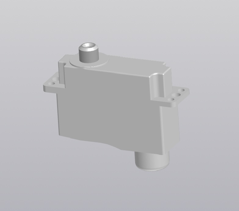 3D модель Сервопривод PTK 7308 MG-D 8g