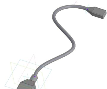 3D модель Розетка интернет удлинитель U3-289-R1