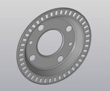 3D модель Ротор ABS задний 1118-3538400