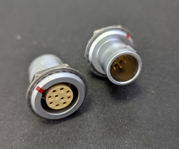3D модель Разъемы LEMO EGG.3B.310.CLL и FAG.3B.310.CLA (10pin)