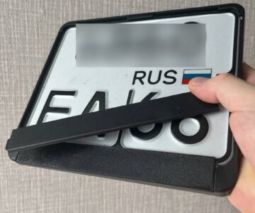 3D модель Заглушка рамки номера мотоцикла