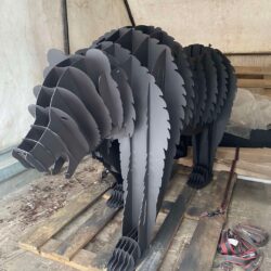 3D модель Мангал медведь сборный