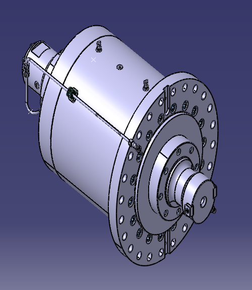 3D модель Гидравлический цилиндр GW / Mandrel System No. 4(Cylinder Layout)